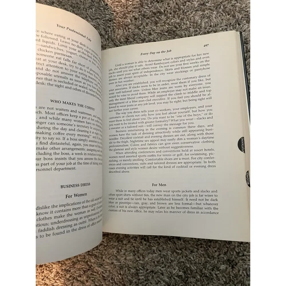 Emily Posts Etiquette Book 14th Edition HC 1984 Vintage Classic Guide To Modern